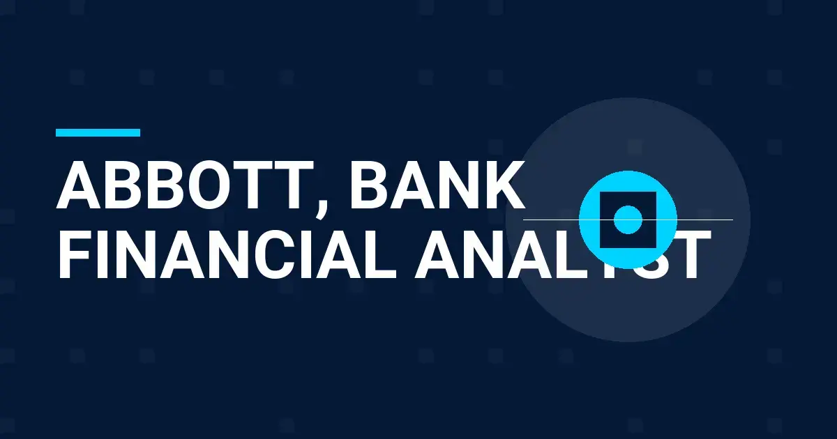 Abbott, Bank Financial Analyst