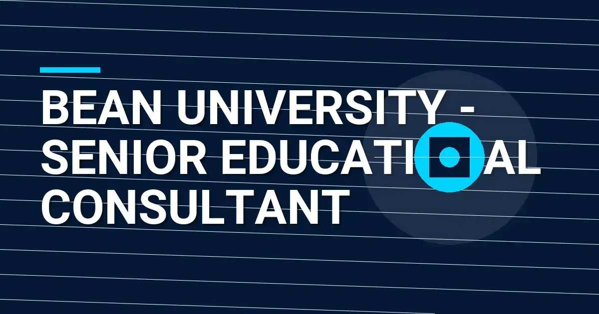 Bean University - Senior Educational Consultant