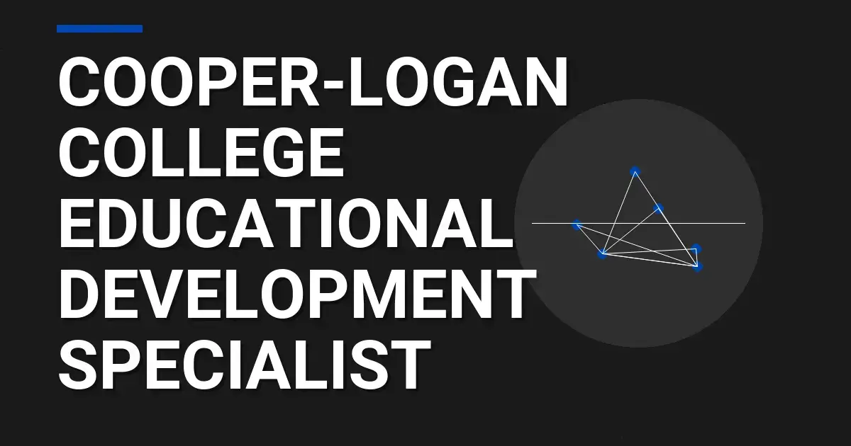Cooper-Logan College Educational Development Specialist
