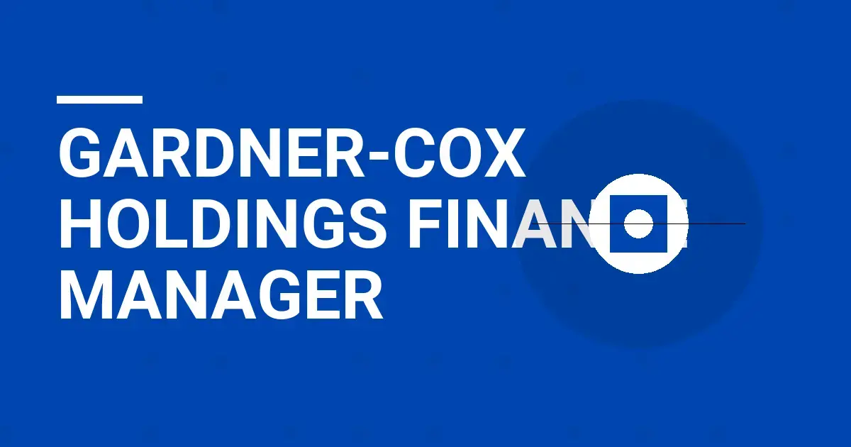 Gardner-Cox Holdings Finance Manager