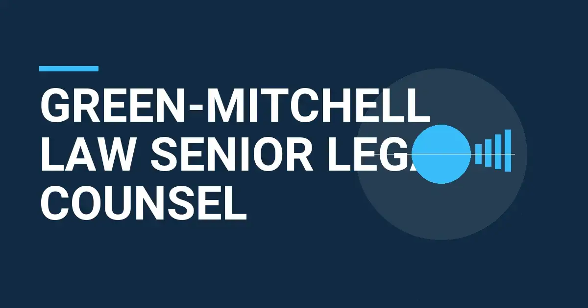 Green-Mitchell Law Senior Legal Counsel