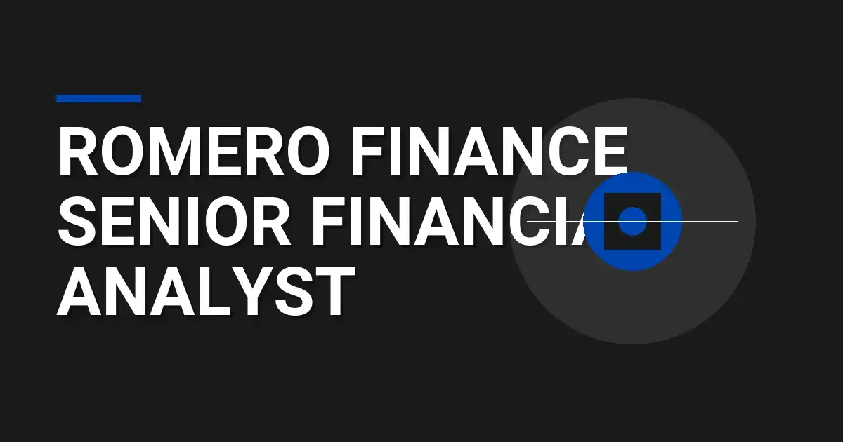 Romero Finance Senior Financial Analyst