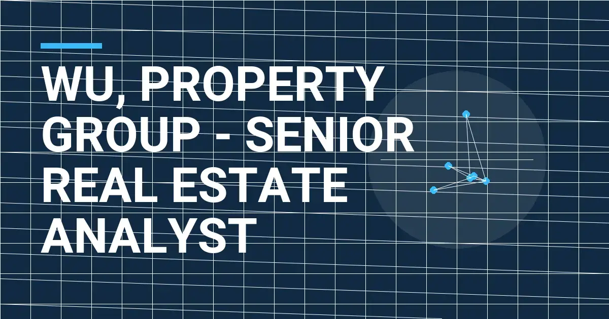 Wu, Property Group - Senior Real Estate Analyst